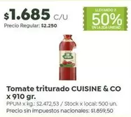 Cuisine - Tomate triturado