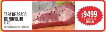 TAPA DE ASADO DE NOVILLITO