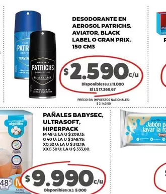 Patrichs - AEROSOL PATRICHS, AVIATOR, BLACK LABEL O GRAN PRIX