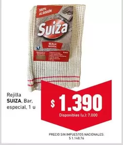 Suiza - Rejilla