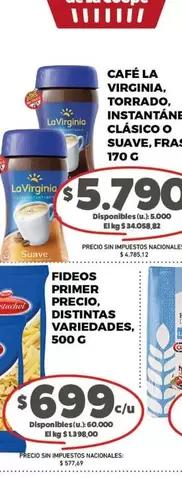 La Virginia - CAFÉ, FIDEOS