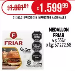 Friar - MEDALLON