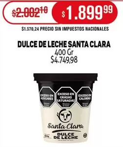 Santa Clara - DULCE DE LECHE