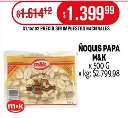 M&K - ÑOQUIS PAPA