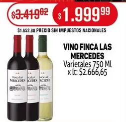 Finca Las Mercedes - VINO FINCA LAS MERCEDES