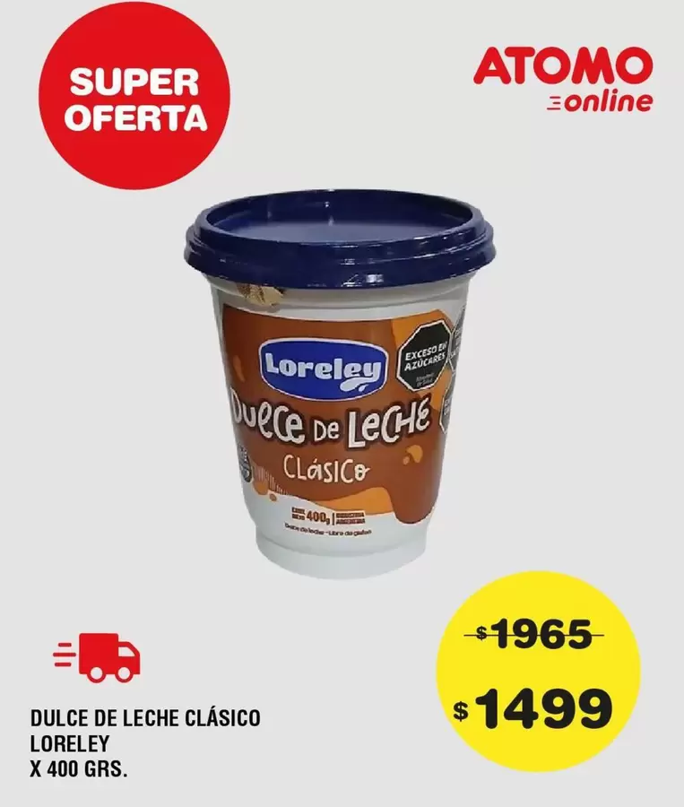Atomo - DULCE DE LECHE CLÁSICO
