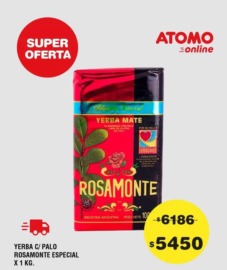 Rosamonte - YERBA C/PALO ESPECIAL
