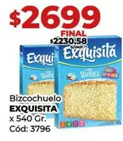 Exquisita - Bizcochuelo EXQUISITA