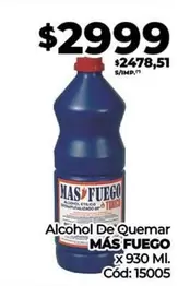 Mas - Alcohol De Quemar MÁS FUEGO
