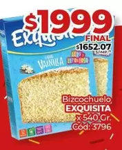 Exquisita - Bizcochuelo
