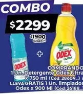 odex - Detergente Ultra x 750 ml (Cód: 28609...) / limpiador Odex x 900 MI (Cod: 26188...
