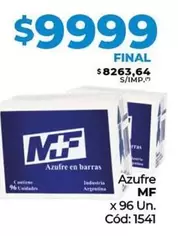 MF - Azufre