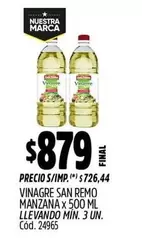 San Remo - MANZANA x 500 ML