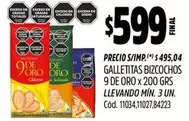 9 de oro - GALLETITAS BIZCOCHOS