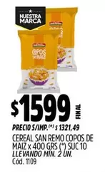 San Remo - COPOS DE MAIZ