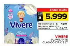 Vivere - Suavizante Clasico Dp