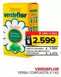 Verdeflor - Yerba Compuesta