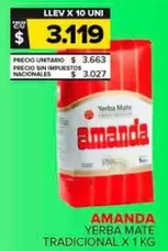 Amanda - Yerba Mate Tradicional 