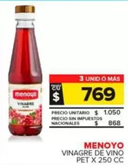 Menoyo - Vinagre De Vino