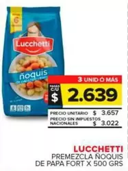 Lucchetti - Premezcla Noquis De Papa Fort