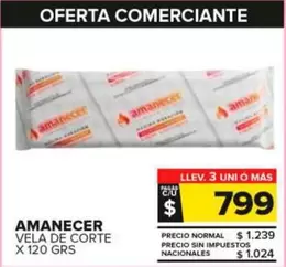 Amanecer - Vela De Corte