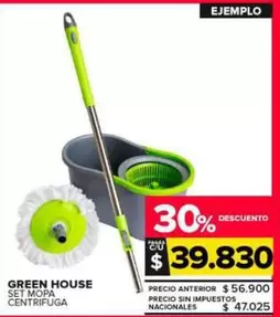 Green House - Set Mopa Centrifuga