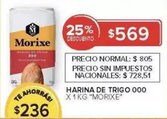 Morixe - HARINA DE TRIGO 000