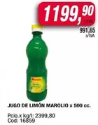 Marolio - JUGO DE LIMÓN