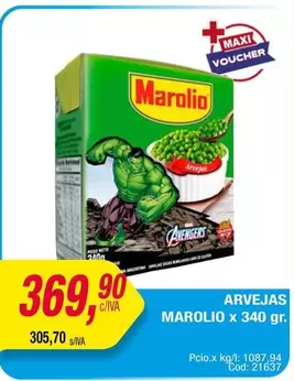 Marolio - ARVEJAS