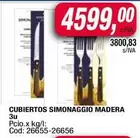Simonaggio - CUBIERTOS MADERA
