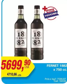 X$ - FERNET 1882