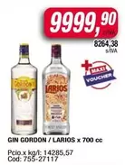 X$ - GORDON / LARIOS