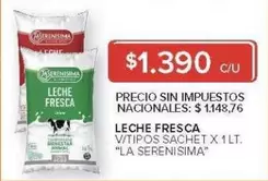 X$ - LECHE FRESCA