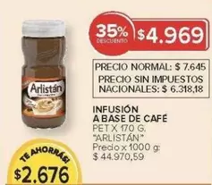 Arlistán - INFUSIÓN A BASE DE CAFÉ