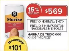 Morixe - HARINA DE TRIGO 000