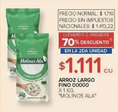Molinos Ala - ARROZ LARGO FINO 00000