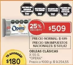 Opera - OBLEAS CLÁSICAS