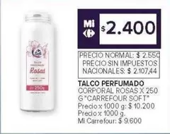 X$ - TALCO PERFUMADO CORPORAL