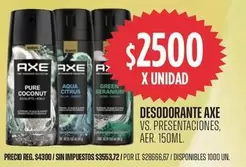 Axe - DESODORANTE