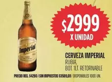 Imperial - CERVEZA IMPERIAL