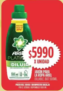 Ariel - JABON PARA LA ROPA