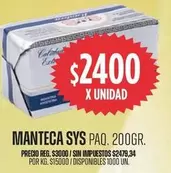 SYS - MANTECA