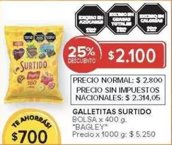 Bagley - GALLETITAS SURTIDO