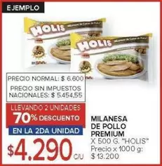 Premium - MILANESA DE POLLO PREMIUM