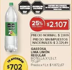 Real - GASEOSA LIMA LIMÓN REGULAR