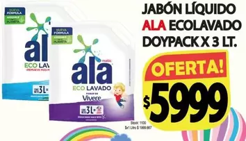 Ala - JABÓN LÍQUIDO ECOLAVADO
