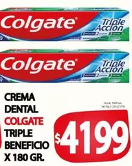 Colgate - TRIPLE BENEFICIO