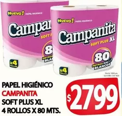 Campanita - SOFT PLUS XL