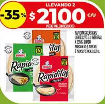 Bimbo - RAPIDITAS CLÁSICAS