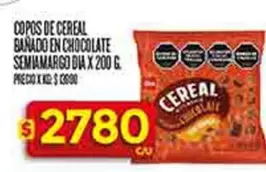 Dia - COPOS DE CEREAL BAÑADO EN CHOCOLATE SEMIAMARGO